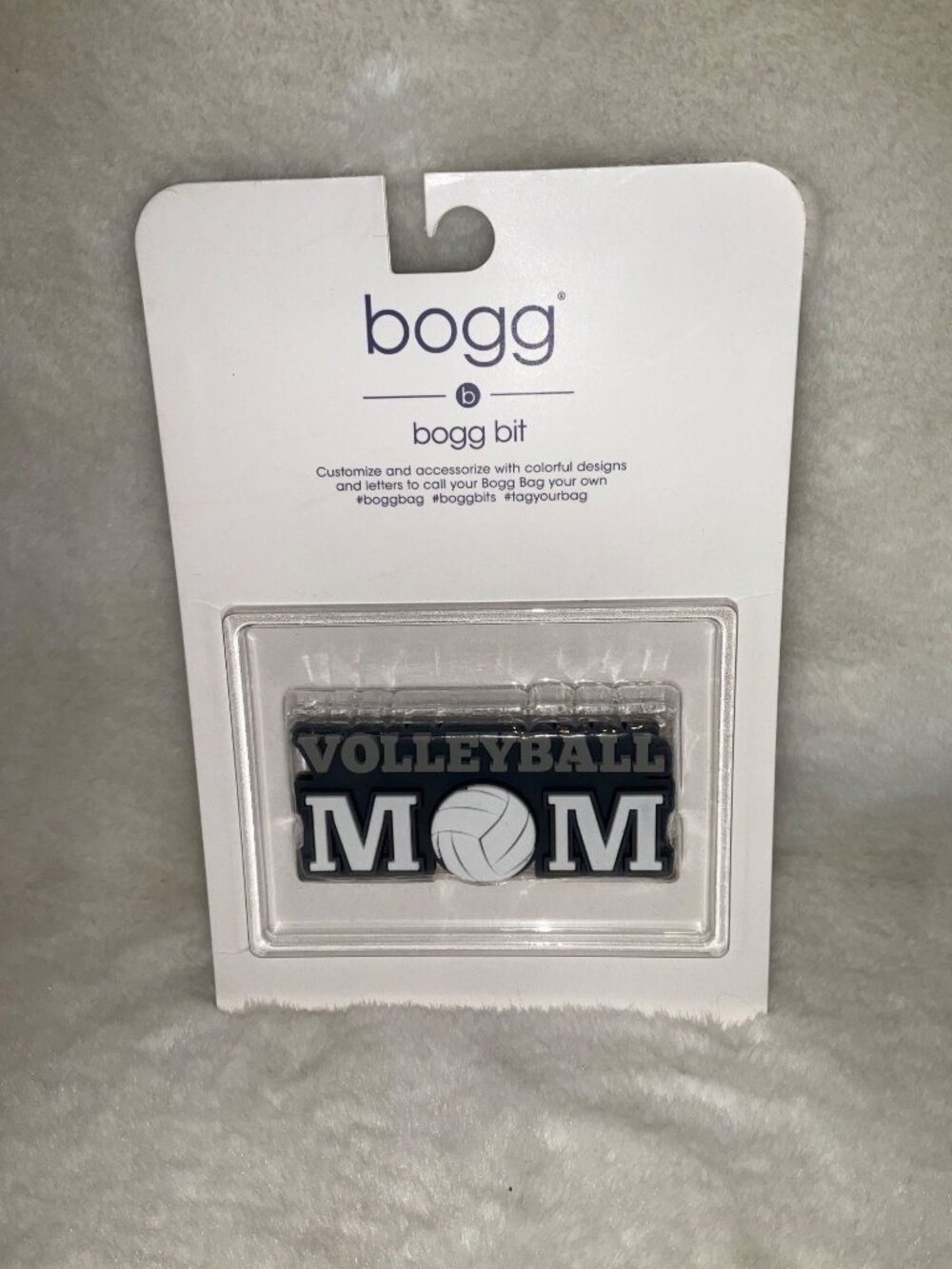 Bogg Bag Original Bogg Bit Volleyball Mom Charm for your bag!